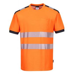 PORTWEST-T-shirt orange/gris à manches courtes haute visibilité T181OGYXXL PW3-EAN 5036108346639 HI-VIS WORKWEAR - Product Image 1