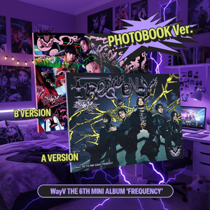 Lanzamiento Oficial de K-POP, 6º Mini Álbum [FREQUENCY], Versión con Libro de Fotos Suministro al por mayor favorito de los fanáticos de A o B - Product Image 3