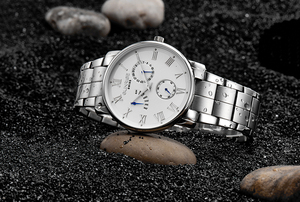 ロータスマン ファッション カジュアルウォッチ メンズ腕時計 ステンレススチール製 日本製ムーブメント搭載 クォーツ時計 - Product Image 5