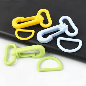 Hebillas Deepeel BF429+BF922 de 25 mm para Manualidades, Accesorios de Costura para Equipaje, Llavero, Correa de Bolsa, Anillo en D Ajustable de Plástico, Hebillas de Gancho de Langosta - Product Image 5