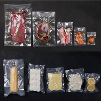 Sacs Plastiques Transparents pour Alimentation, Soudés Sous Vide, Scellés sur 3 Côtés