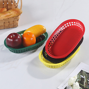 Hotel Kitchen Use Small Fruit Vegetable Use <strong>Plastic</strong> PP Storage <strong>Basket</strong> Fast Food <strong>Basket</strong> Drain <strong>Basket</strong> - Product Image 2