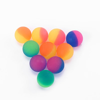 Bola de colores esmerilados, pelota hinchable esmerilada de dos colores, bola hinchable transparente