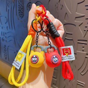 Divertido llavero 3D de Kettlebell con correa para la muñeca, llavero de fitness de PVC suave para colgar en el bolso, regalo novedoso para el gimnasio - Product Image 2