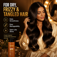 Fabricante de Servicio Integral OEM ODM, Acondicionador de Aceite de Argán Reparador para Cabello Seco, Enredado y Encrespado