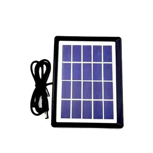 ZW-1.2W-5V塑料框架太阳能移动充电器1.2瓦玻璃层压太阳能电池板5v热卖便携式太阳能电池板