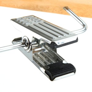Inspring Solid Wood Eco-Friendly Pant Suit Hangers with Steel Clips and <strong>Chrome</strong> <strong>Hooks</strong> for Wardrobe and Clothing Store Use - Product Image 4