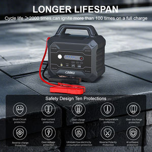 12V 24V jumpstarter araba marş 136500mAh taşınabilir araba güç banka kamyon atlama marş - Product Image 5