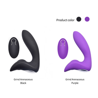 Masseur de prostate ergonomique en silicone souple, vibrateur anal masculin, stimulateur du point P, plug anal, jouet sexuel