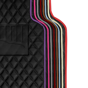 Tapis de sol complets en cuir de luxe de style OE, épaisseur 5 mm, pour Volkswagen <span class=keywords><strong>Tiguan</strong></span> <span class=keywords><strong>Allspace</strong></span> avec clips de retenue d'origine - Product Image 4