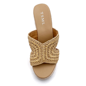 Sandalias <span class=keywords><strong>de</strong></span> Plataforma para Mujer con Logotipo y Colores Personalizados, Venta al Por Mayor, MOQ Bajo, Calzado <span class=keywords><strong>de</strong></span> Verano Femenino, Sandalias <span class=keywords><strong>de</strong></span> Moda <span class=keywords><strong>de</strong></span> Alta Calidad para Damas - Product Image 4