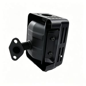 ท่อไอเสียสำหรับเครื่องยนต์เบนซิน Gx160 Gx200 168F 170F สีดำ อะไหล่ท่อไอเสียสำหรับรถจักรยานยนต์และเครื่องตัดหญ้า - Product Image 1
