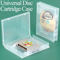 Étui universel transparent SUNSHING pour cartouches de jeu Nintendo N64 SNES Sega Mega Drive Dreamcast, support de rangement pour cartes de jeu