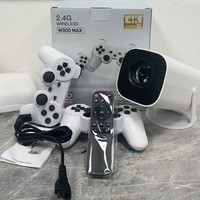 HY300 Mini Projecteur Portable Full HD 1080P 4K avec Android 11 et Processeur Quad-Core pour Familles et Jeux