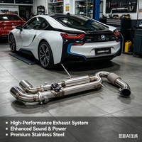 Système d'échappement Catback pour BMW I8 1.5T 2014-2018 en acier inoxydable, silencieux et tuyaux d'échappement, modification pour performance racing