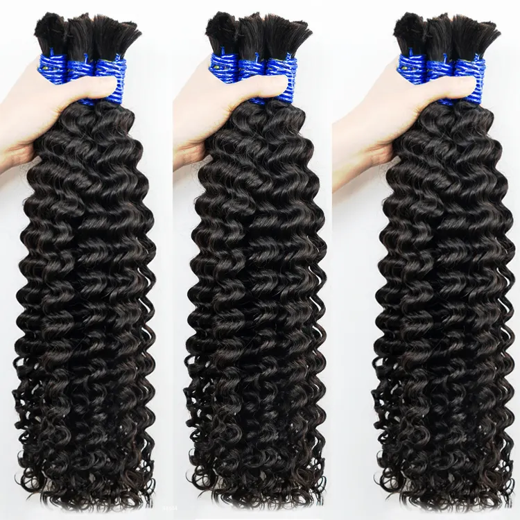 Fabricants de cheveux brésiliens 100% Remy Double tirage en vrac Kg U Part Cheveux de vendeur en gros de luxe vierge