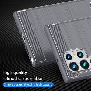 <span class=keywords><strong>Coque</strong></span> de téléphone en Fiber de carbone pour <span class=keywords><strong>Samsung</strong></span> S23 Ultra Texture Business Premium, <span class=keywords><strong>coque</strong></span> arrière de téléphone portable - Product Image 3
