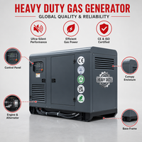 15kVA 20kVA 150kVA Cummins Diesel Super Silent Open Frame Einphasiger 220V 1500U/min Generator 5kVA 8kVA 380V für Industrielle Anwendungen