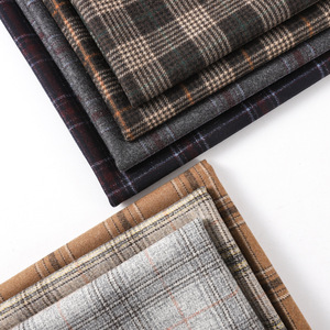 Multicolour Plaid <strong>Tartan</strong> Fleece Garment Check Wool Polyester Tweed Fall Yarn Dyed Fabric for <strong>Lady</strong> Suit Overcoat Fabric - Product Image 4