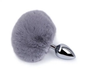 Enchufe Anal de silicona de cola de zorro con vibrador de bala, tapón Anal, masajeador de próstata, consolador de joyería, Juguetes sexuales para adultos para mujeres y parejas - Product Image 2