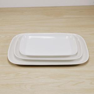 Bắc Âu Sứ Gốm Nhà Hàng Bộ Đồ Ăn Hình Chữ Nhật Trắng Ăn Tối Tấm - Product Image 3