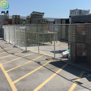 Recinzione Temporanea Rimovibile in Acciaio 6x12ft Personalizzata Pannelli di Recinzione a Catena Metallica Cancello di Sicurezza per Vialetti - Product Image 3
