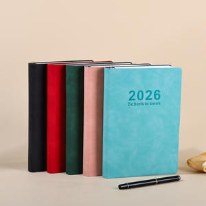 Nueva Agenda Impresa A5 2026, Calendario de <span class=keywords><strong>365</strong></span> Días, Encuadernación Cosida Portátil, Imitación de Cuero, Papelería Diaria para la Escuela y la Oficina - Product Image 1