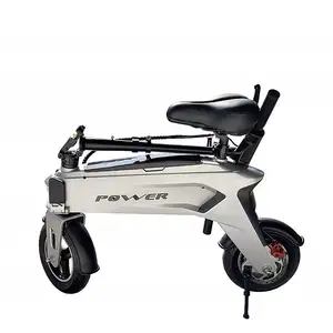 Scooter électrique de cyclomoteur de la meilleure qualité 36v 350w chargement maximum 100kg scooter électrique pliant adulte