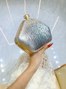 Cross-border European American Fashion Three-dimensional Evening <b>Clutch</b> Bag PU Women's Shape Beaded Polyester Tanjing - Product Image 2