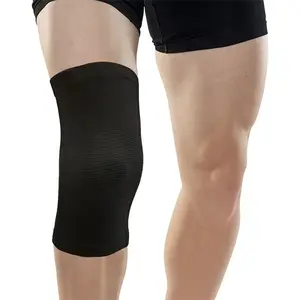 Professional Sports Protection Weightlifting Powerlifting Knee Brace Sleeves Soft Copper Knee Pads