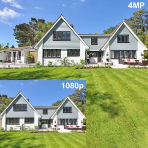 Hk OEM 4MP PTZ camera 4x zoom camera an ninh 2 cách âm thanh hỗ trợ con người xe phát hiện 50m ir khoảng cách H.265 + - Product Image 2