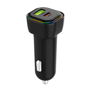 Chargeur de voiture USB à 3 ports de sortie, alimentation d'usine, courant 3A, charge rapide 30W, chargeur rapide de voiture triple port 1A+2C - Product Image 6