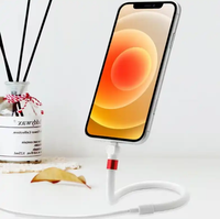 1.2M Rotation Libre Multiple Pliable 2.4A Câble de Données de Charge Rapide USB-C Support de Téléphone Portable pour Nouvel iPhone et Imprimante