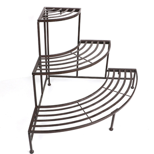 Offres Spéciales Haute Qualité En <span class=keywords><strong>Acier</strong></span> Inoxydable Et fer Supports de Plantes Ensemble Décoration De La Maison à 3 niveaux En <span class=keywords><strong>Acier</strong></span> En Métal Présentoir de Fleurs - Product Image 1