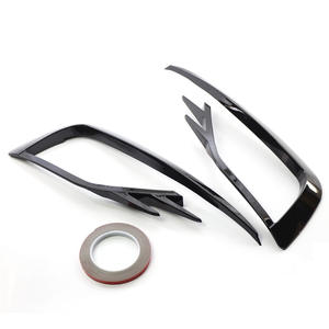 Marco de Luz Antiniebla Delantera para Volkswagen Golf 7.5, Cubierta de ABS Negro Brillante, 2018-2020 - Product Image 5