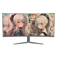 Moniteur incurvé pour jeux 4K PC 144Hz HDR400, écran large 38 pouces, moniteurs LCD 3840*1600 1Ms, courbe R2300