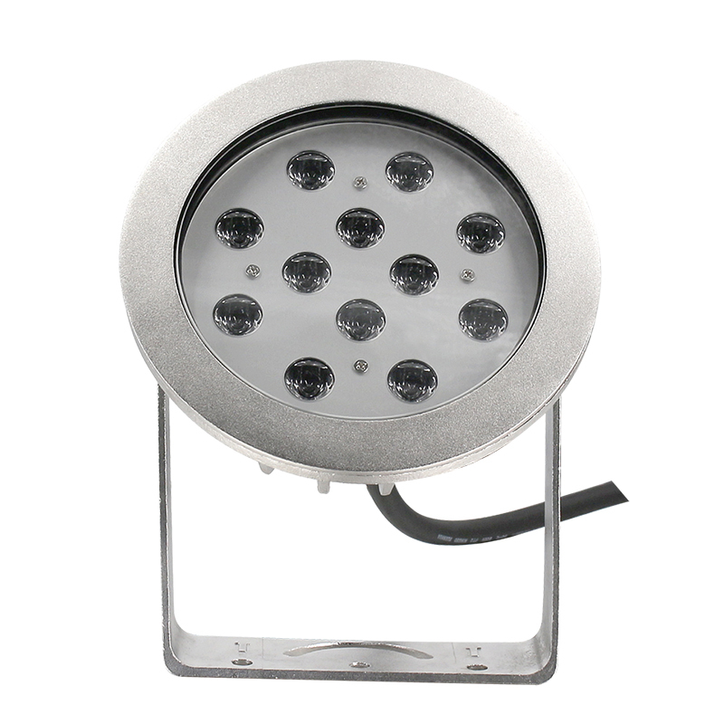 IP68 316L Stainless Steel Dimmable RGB Underwater LED Pool Light for Pool Fountain Water Feature Professional Submersible Pond