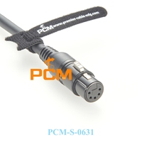 5pin XLR mâle à femelle câble d'extension XLR châssis connecteur DMX512 DMX lumière scène cordon ligne pour Neutrik XLR montage sur panneau micro