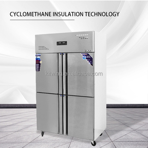 Équipement de cuisine commerciale Réfrigérateur à quatre portes à double température Réfrigérateurs et congélateurs doubles de qualité supérieure - Product Image 3