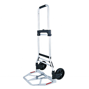 Supermarkt Logistiek Aluminium Opvouwbare Rolwagen <span class=keywords><strong>Trolley</strong></span> 100Kg Laadvermogen Kruiwagen Oem Aanpasbare <span class=keywords><strong>Pallet</strong></span> Trolleys - Product Image 3