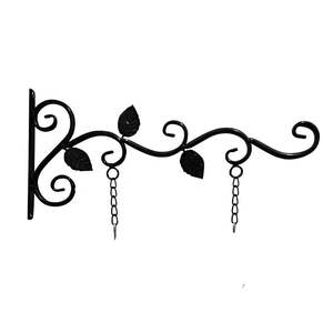 Soporte <span class=keywords><strong>de</strong></span> Pared para Letreros <span class=keywords><strong>de</strong></span> <span class=keywords><strong>Hierro</strong></span> Fundido, Estilo Rústico Vintage, <span class=keywords><strong>de</strong></span> Una Sola Cara, para Porche o Tienda, con Recubrimiento en Polvo, para Exteriores - Product Image 4