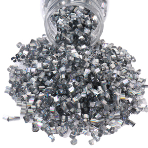 Forme spéciale de paillettes, tube circulaire en plastique, perles de bingsu, paillettes pour bricolage - Product Image 2