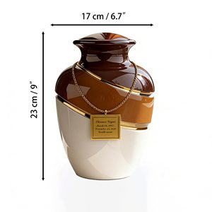 Роскошная прочная металлическая урна в европейском/американском стиле для взрослых и домашних животных, для праха людей и животных, с возможностью индивидуальной гравировки - Product Image 3