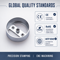 Boîtier de moteur de drone en aluminium, pièces estampées, boîtier de moteur usiné CNC pour drone sans balais, OEM ODM, logo personnalisé, CE RoHS IATF16949