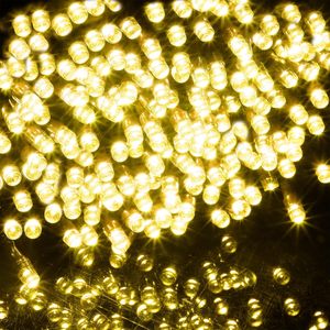 Tsinye 52m240leds đèn giáng sinh ngoài trời không thấm nước ấm trắng chuỗi đèn trong nhà 8 chế độ màu xanh lá cây dây Twinkle Xmas cây ánh sáng - Product Image 5