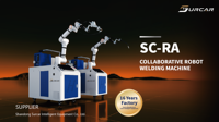 Robot de soudage collaboratif haute efficacité, machine de soudage Cobot facile à utiliser pour la fabrication métallique