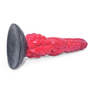 Dildo en silicone durable à motif d'arête de poisson au design Alien, avec ventouses puissantes, jouets sexuels pour femmes - Product Image 4