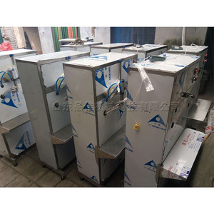 Macchina riempitrice idraulica a 4 teste per controllo computerizzato autofluido per riempimento quantitativo attrezzatura per inscatolamento a pressione di pasta semiautomatica - Product Image 6