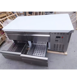Rinascita commerciale sotto il bancone congelatore in acciaio inox frigo piano di lavoro refrigeratore <span class=keywords><strong>frigorifero</strong></span> - Product Image 4