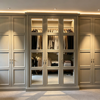 Armoire coulissante moderne en gros, prête à assembler (RTA), en bois, pour maison et villa, fabrication OEM/ODM sur mesure